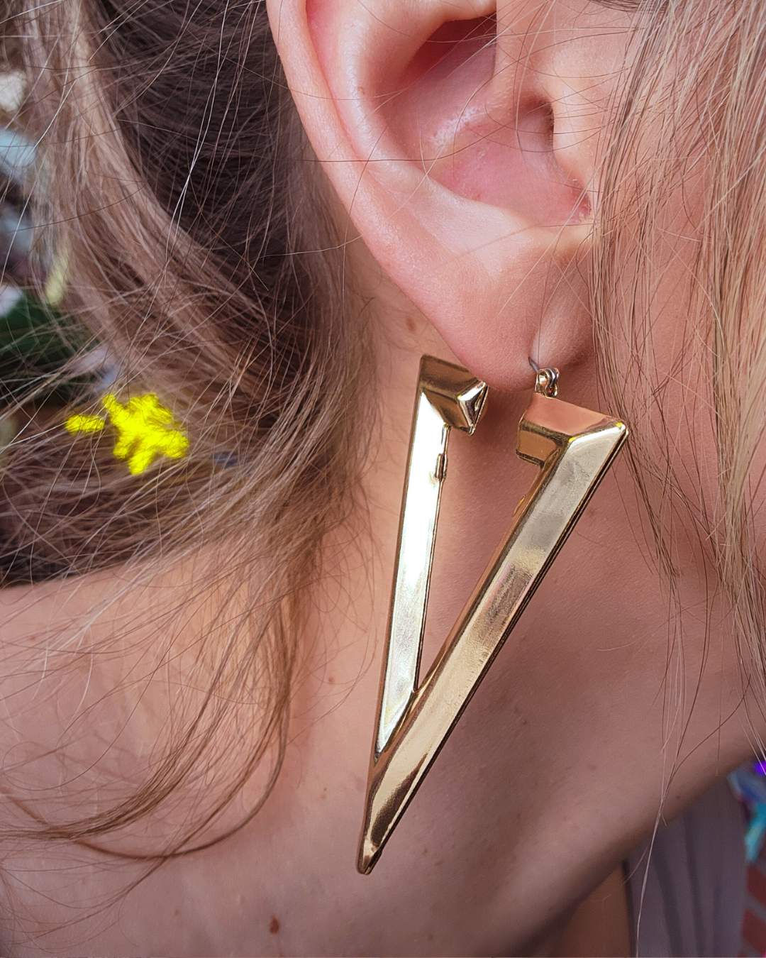 Triangle Drop Earrings