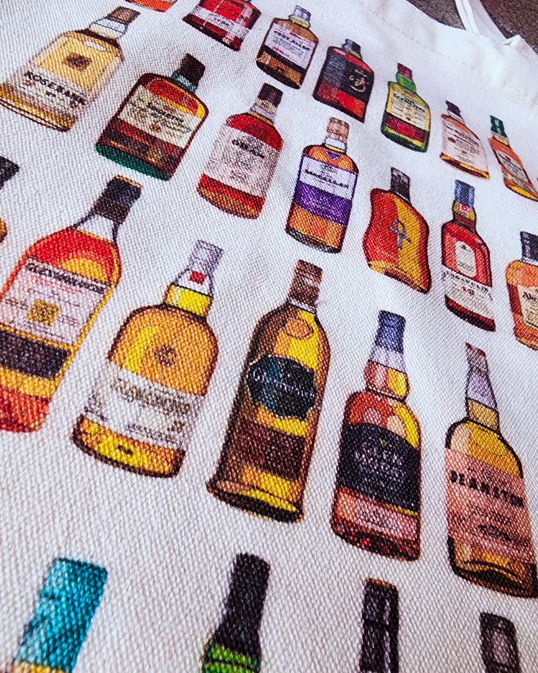 Whiskey Bottles Tote