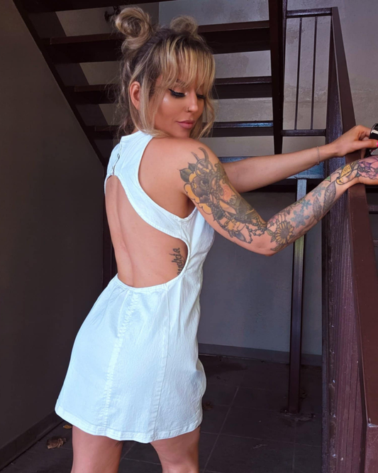 Backstage Pass Denim Dress