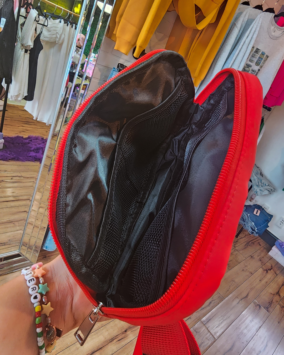 Red WKND In Paris Belt Bag