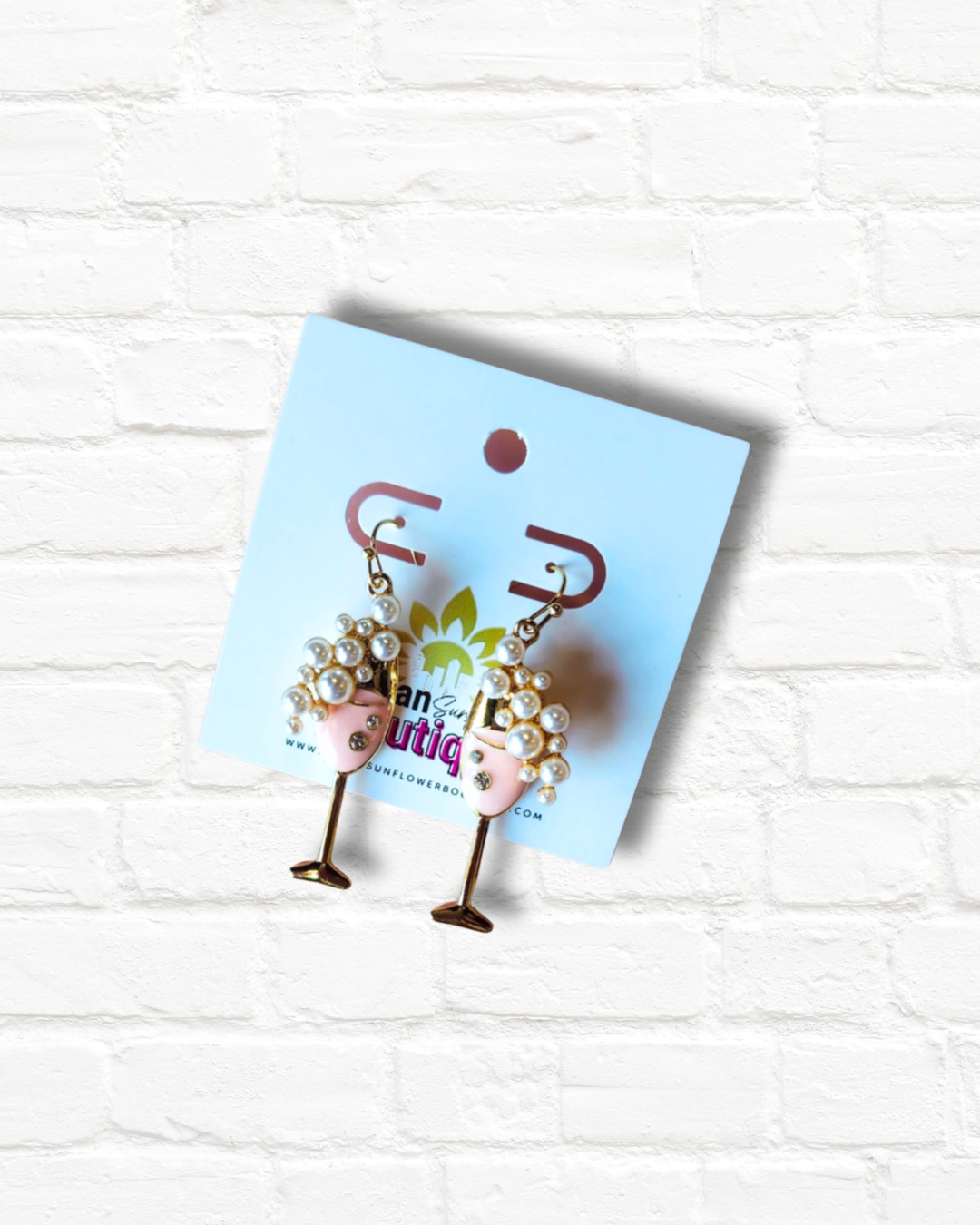 Bubbly Champagne Earrings