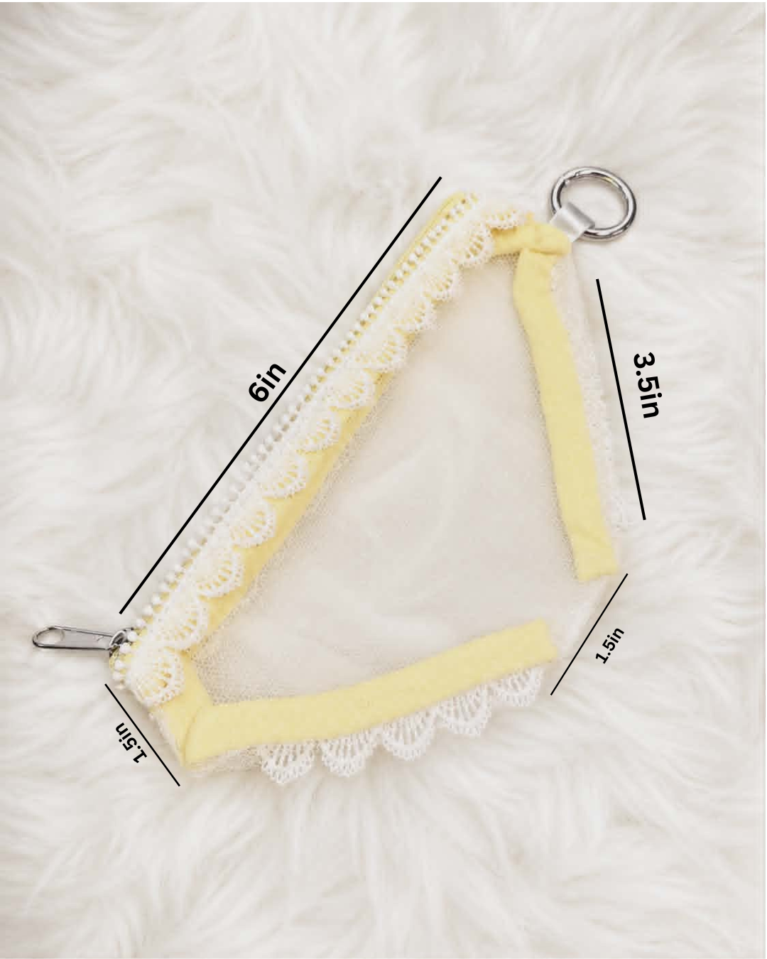 Butter Yellow Panty Coin Purse