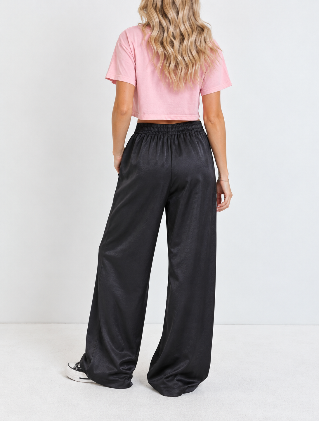Modern Mogul Wide-Leg Trouser Pants