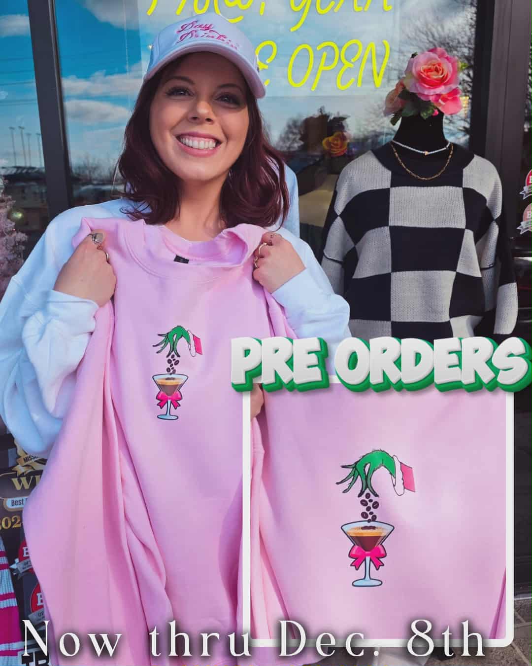 PRE-ORDER How The Grinch Stole My Espresso Martini Sweatshirt