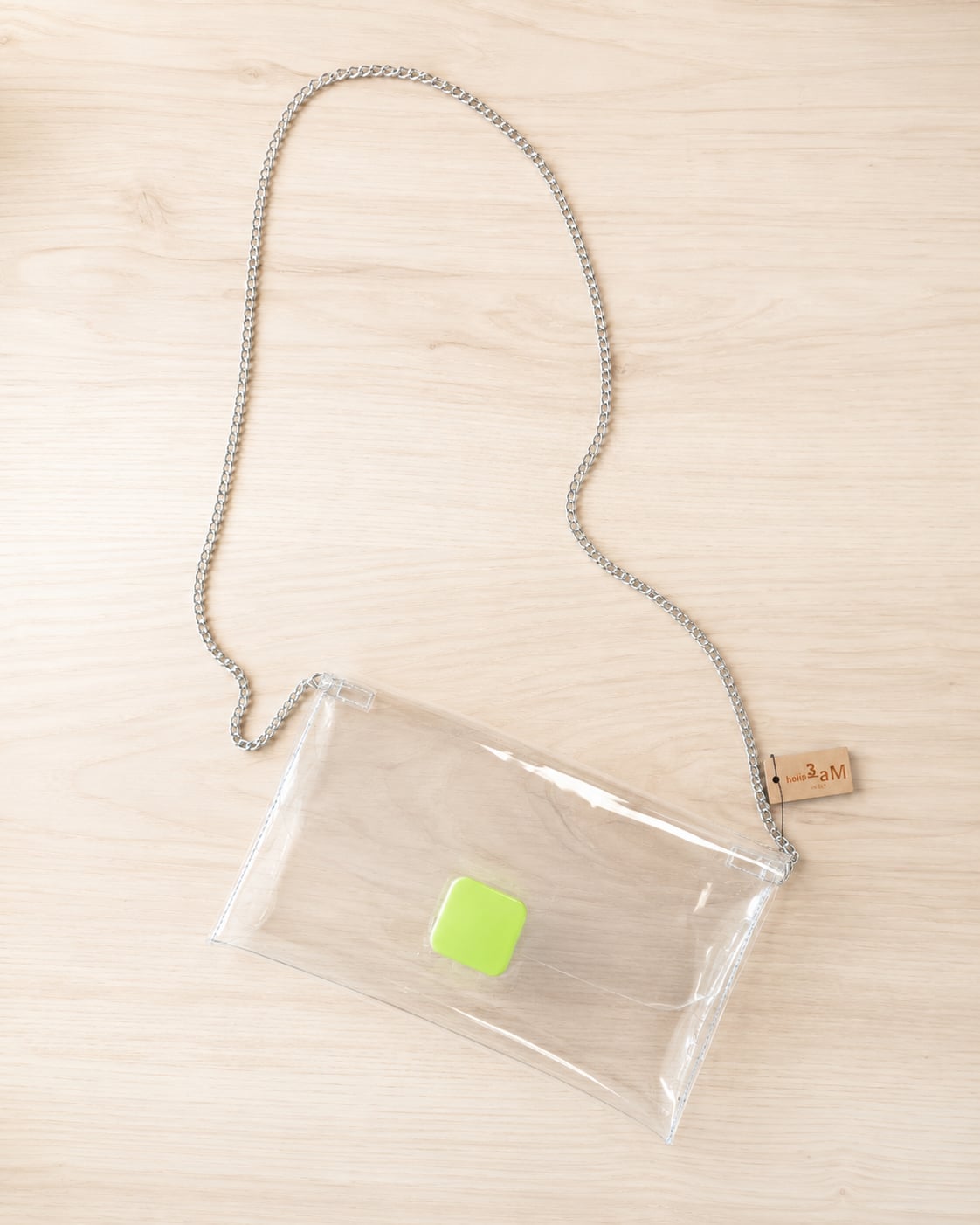Lime Light Clear Crossbody Bag
