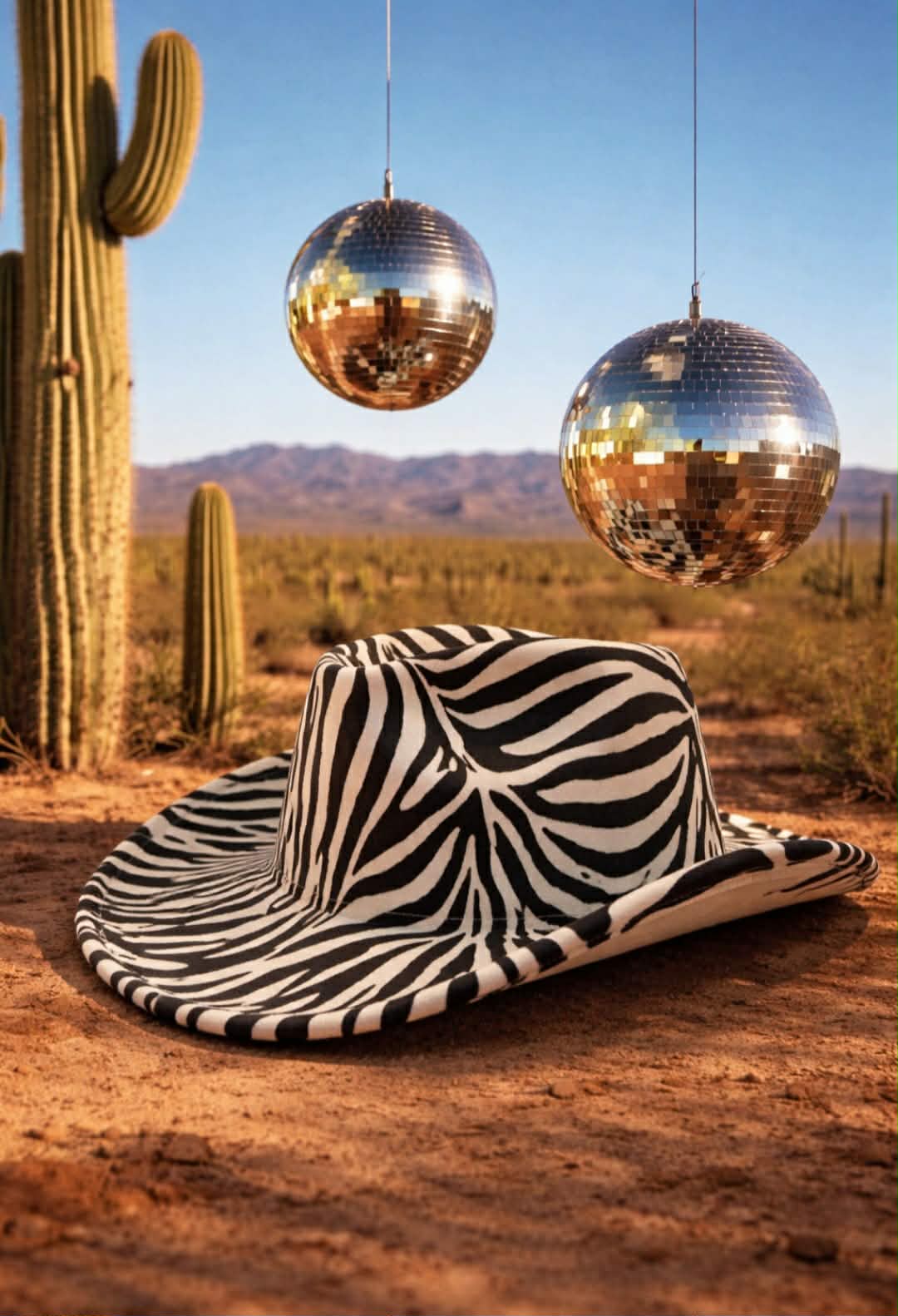 Zebra Cowboy Hat