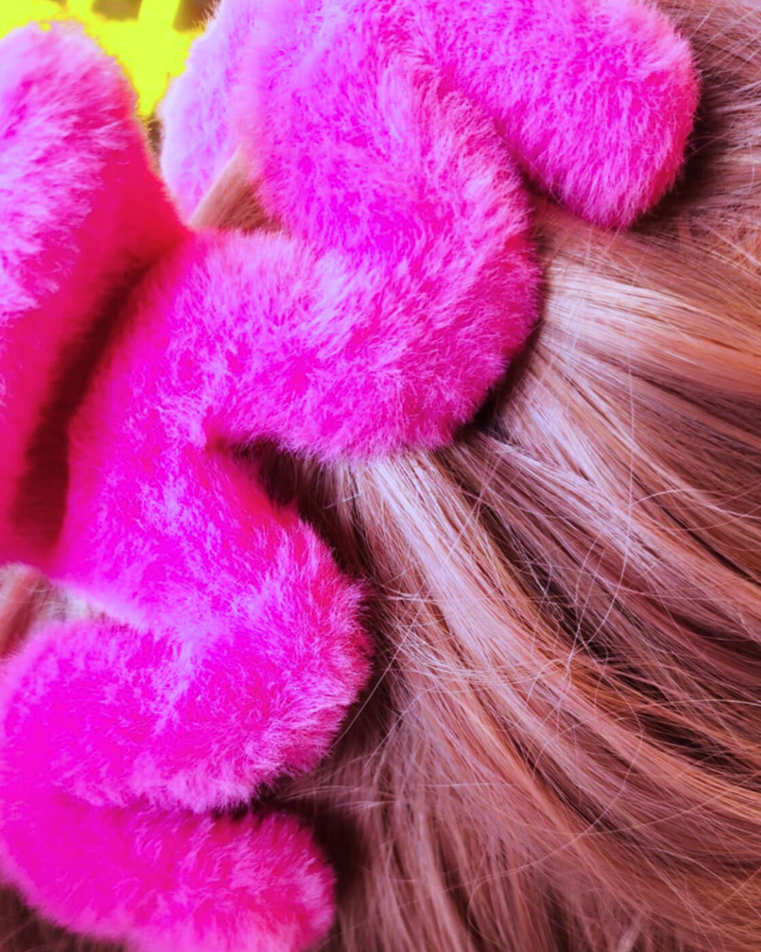 Large Pink Squiggle Claw Clip