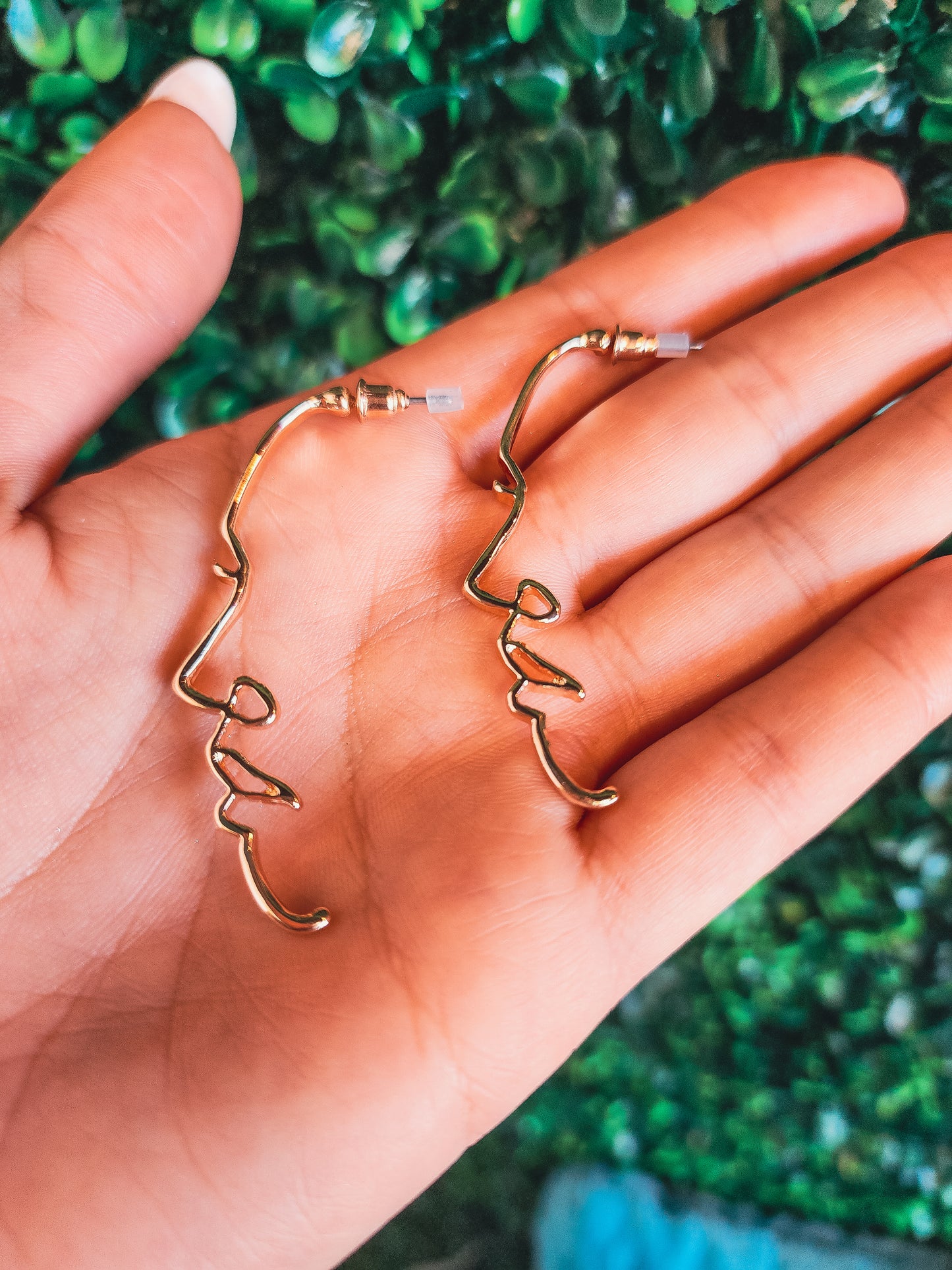 Abstract Face Earrings