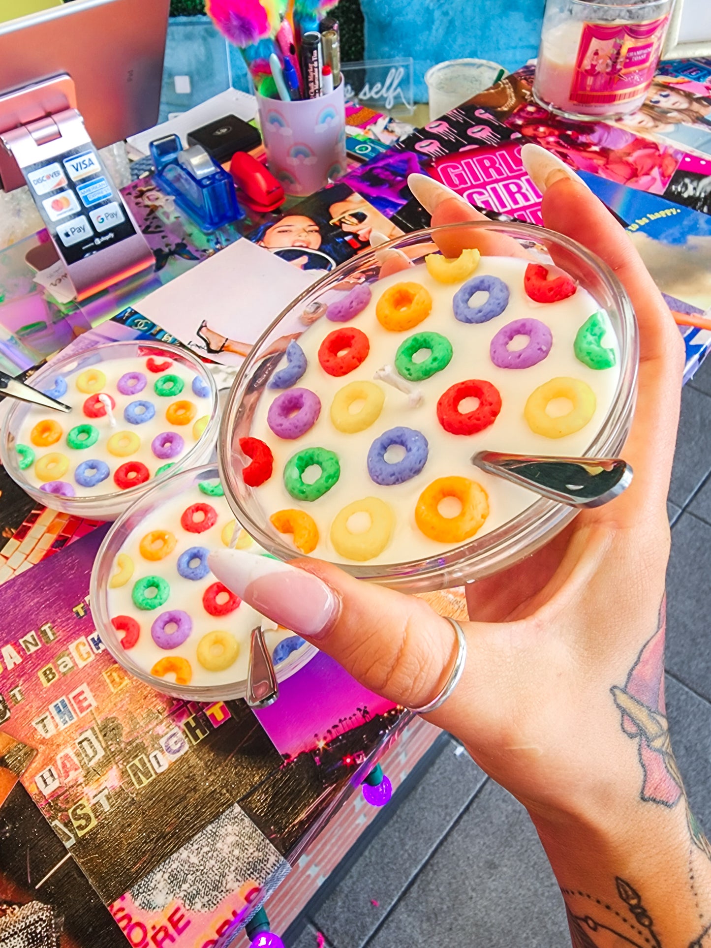 Fruit Loops Candle
