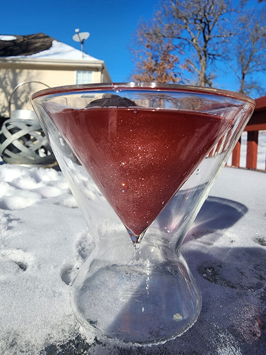 Bordeaux Maroon Babe Drink Shimmer