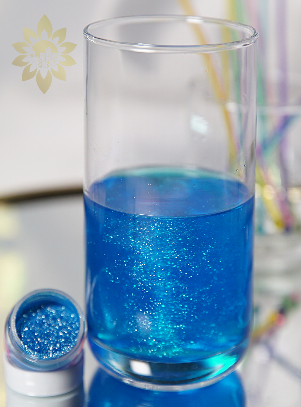 Electric Beach Blue Drink Shimmer