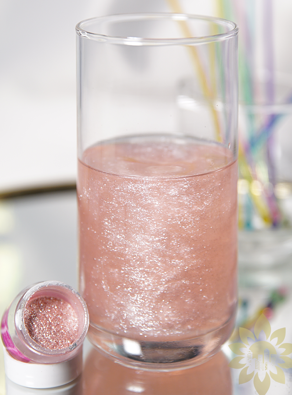 Rose Gold Drink Shimmer