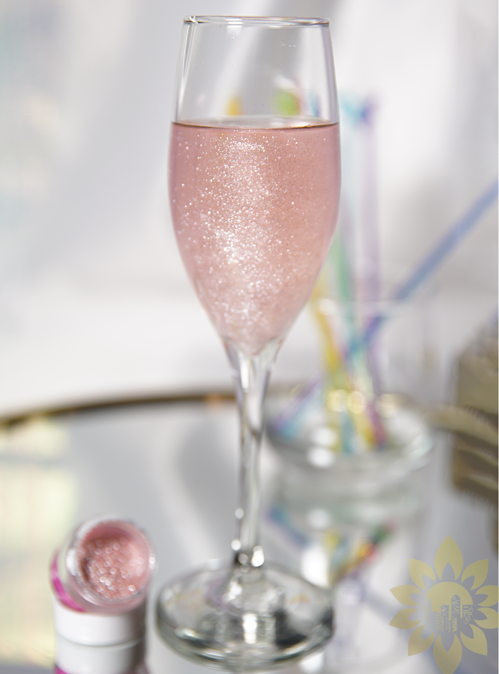 Rose Gold Drink Shimmer