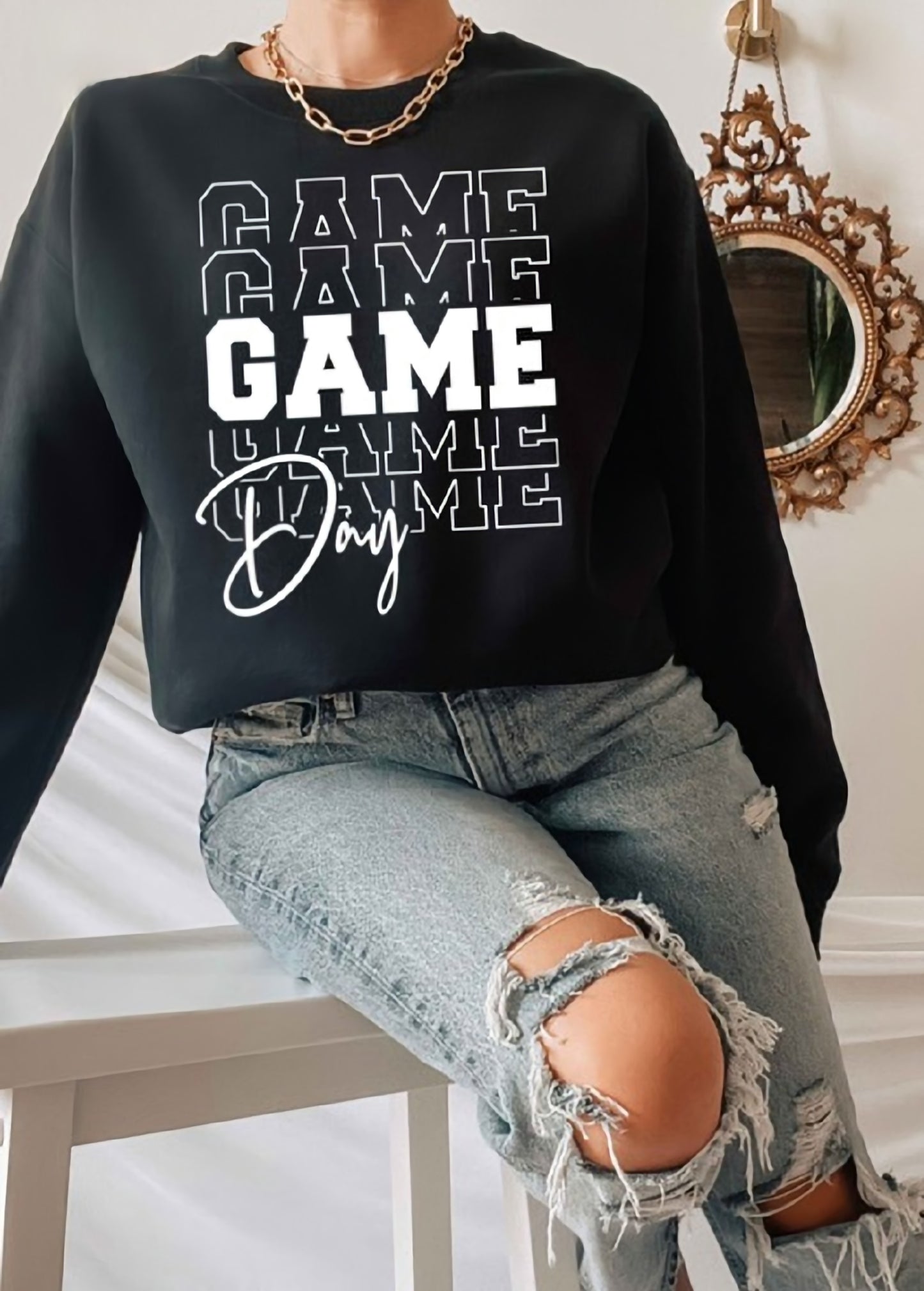 Curvy- Game Day Sweater