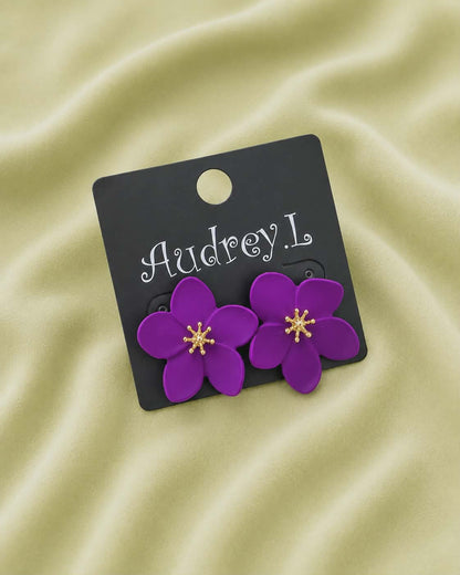 Fresh Bloom Flower Earrings