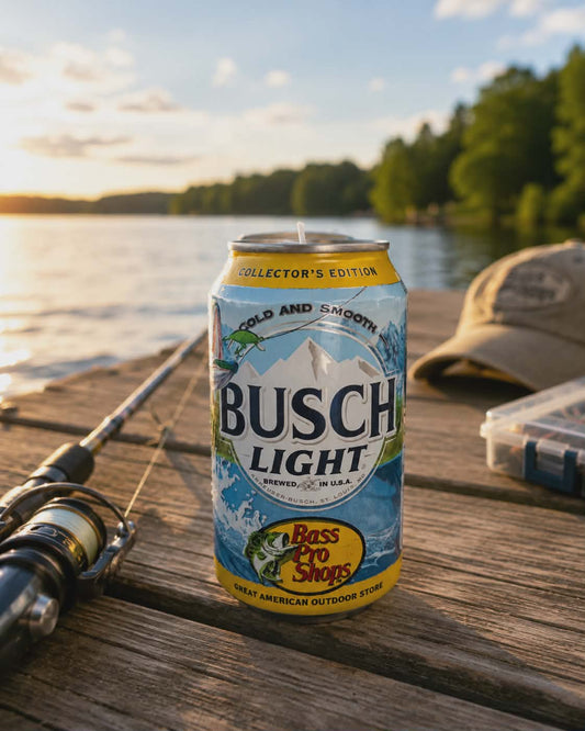 Busch Light Bass Pro Shops Collector's Edition Can Soy Candle Unscented