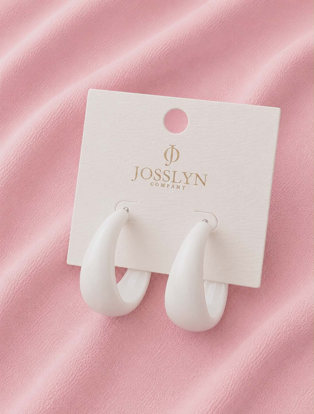 Retro Pop Chunky Hoop Earrings