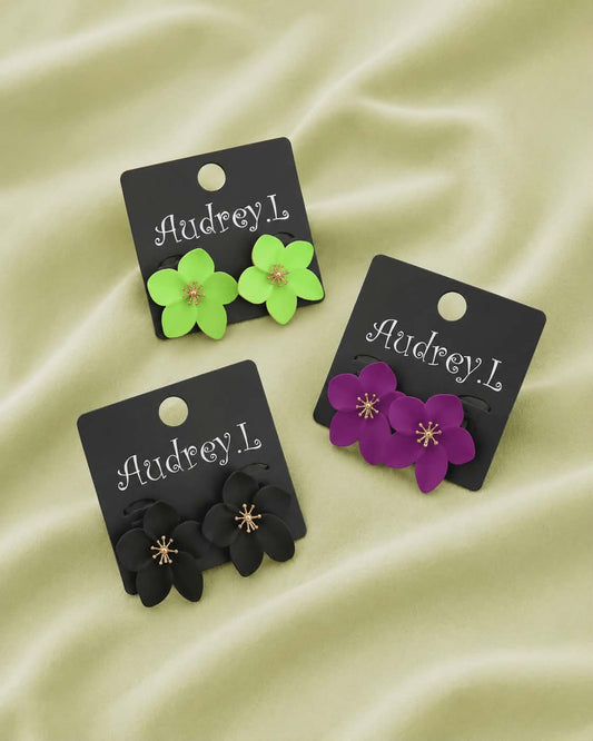 Fresh Bloom Flower Earrings