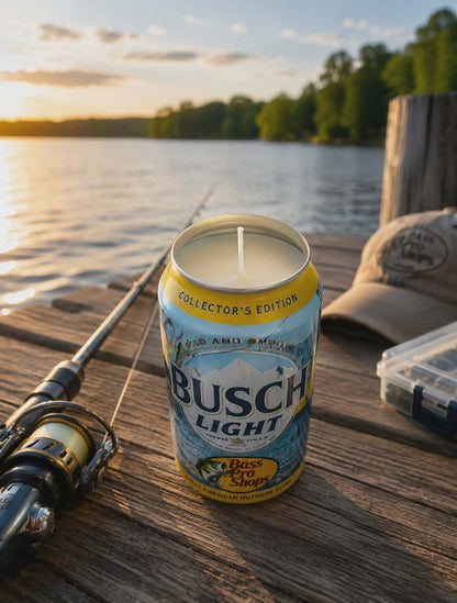 Busch Light Bass Pro Shops Collector's Edition Can Soy Candle Unscented