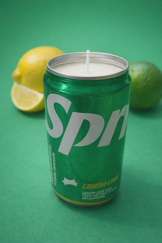 Mini Sprite Can Soy Candle Unscented