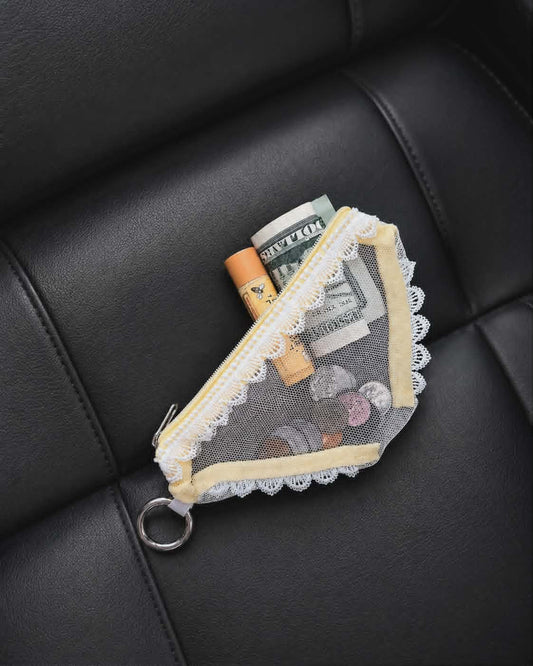 Butter Yellow Panty Coin Purse