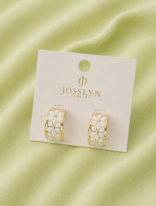 Daisy Days Hoop Earrings
