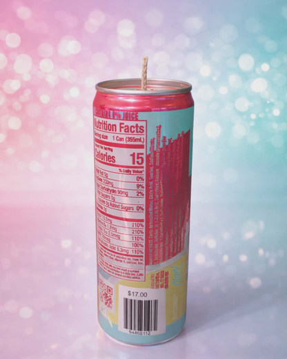 Cherry Twist Alani Energy Can Soy Candle Unscented