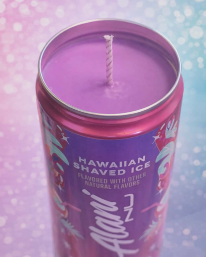 Hawaiian Shaved Ice Energy Can Soy Candle Unscented