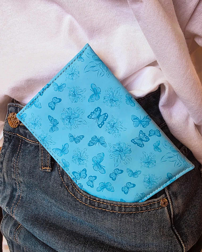 Blue Butterfly Passport Cover