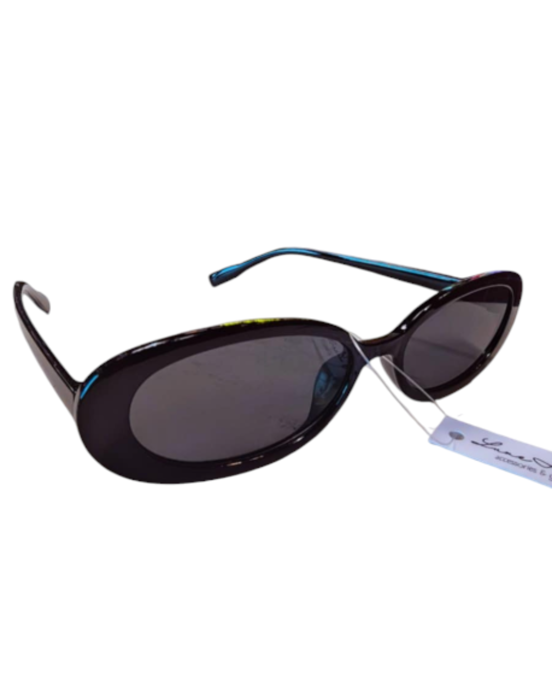 Sun Bound Oval Black Sunnies