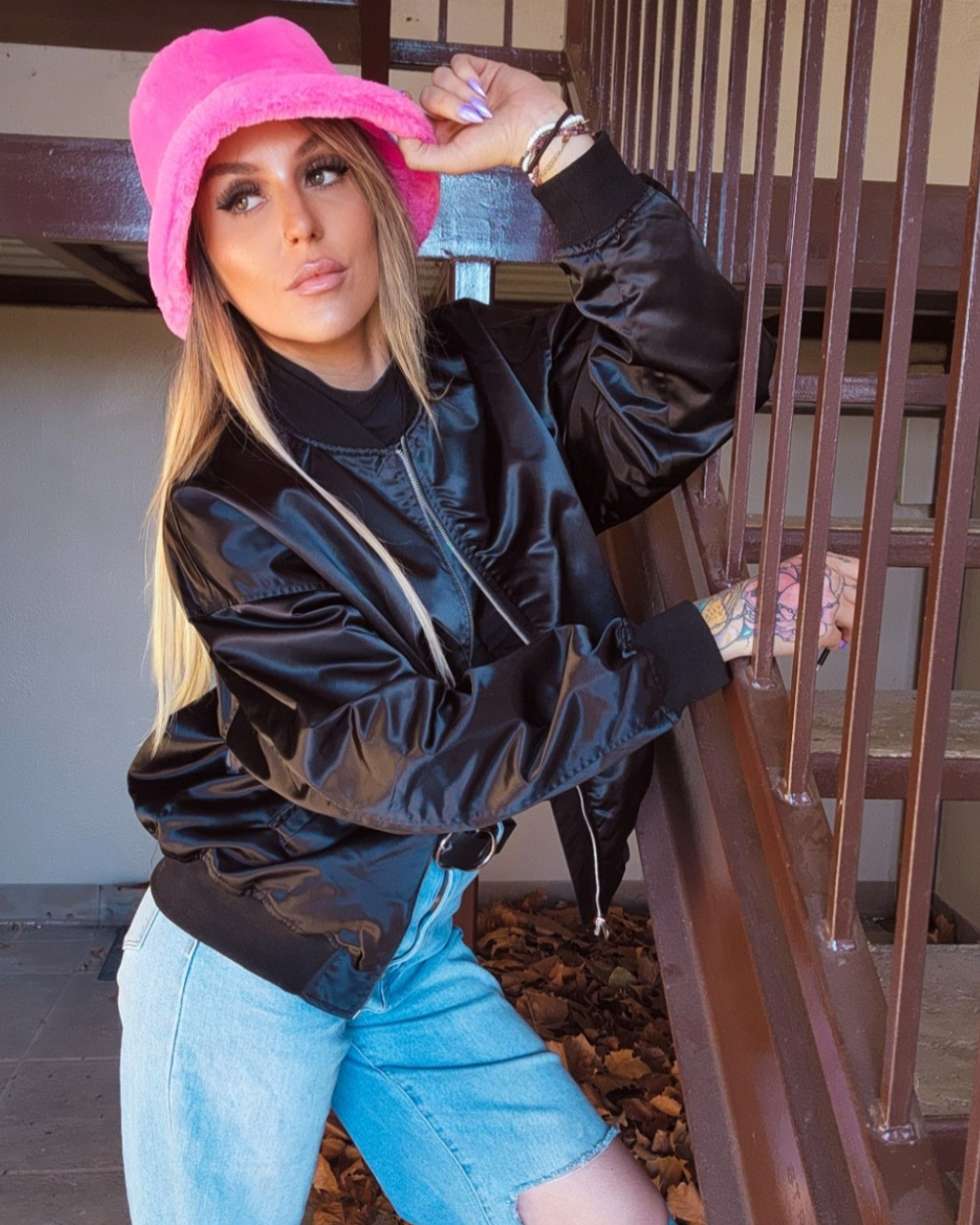 Satin Soiree Bomber Jacket