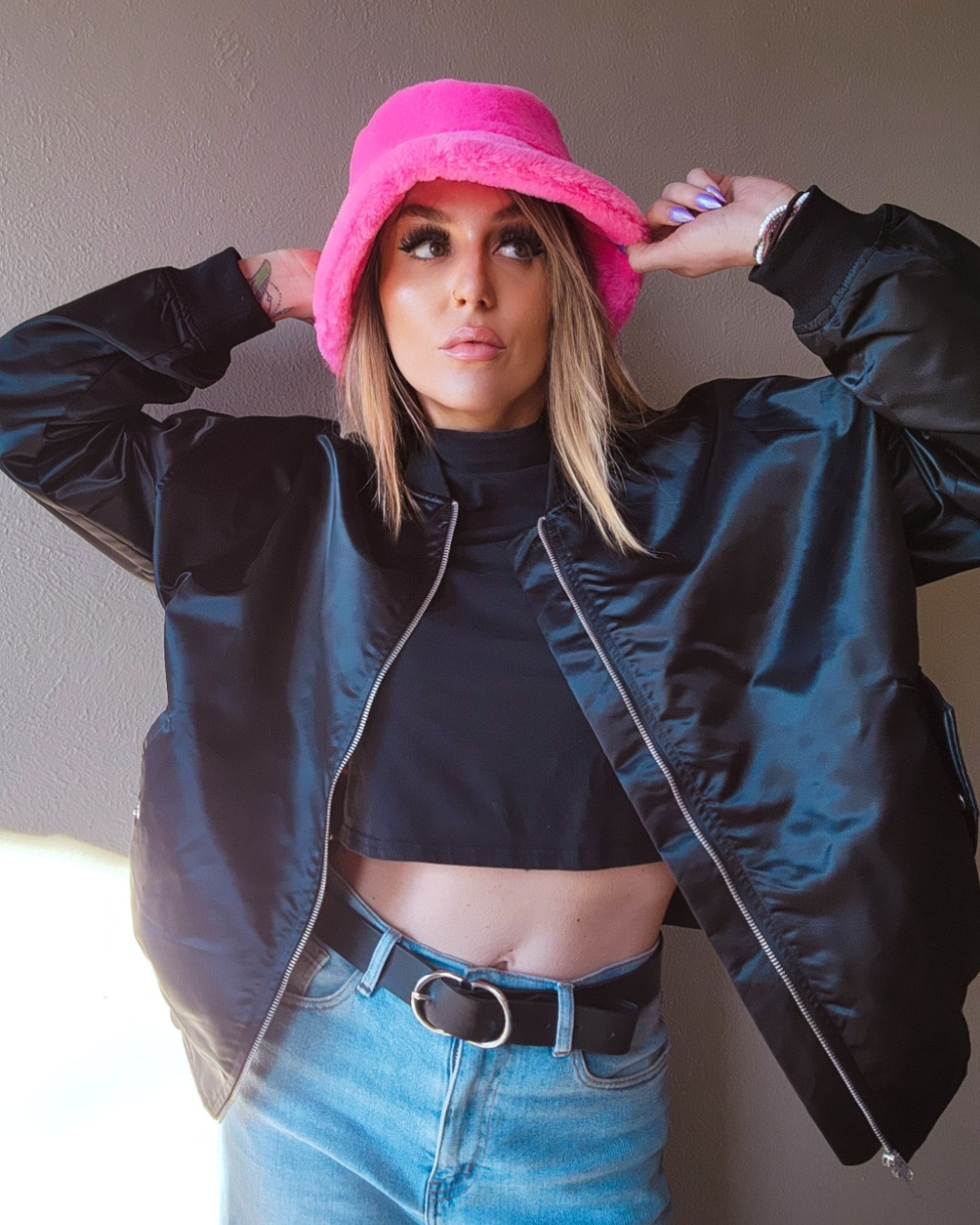 Satin Soiree Bomber Jacket