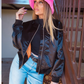 Satin Soiree Bomber Jacket