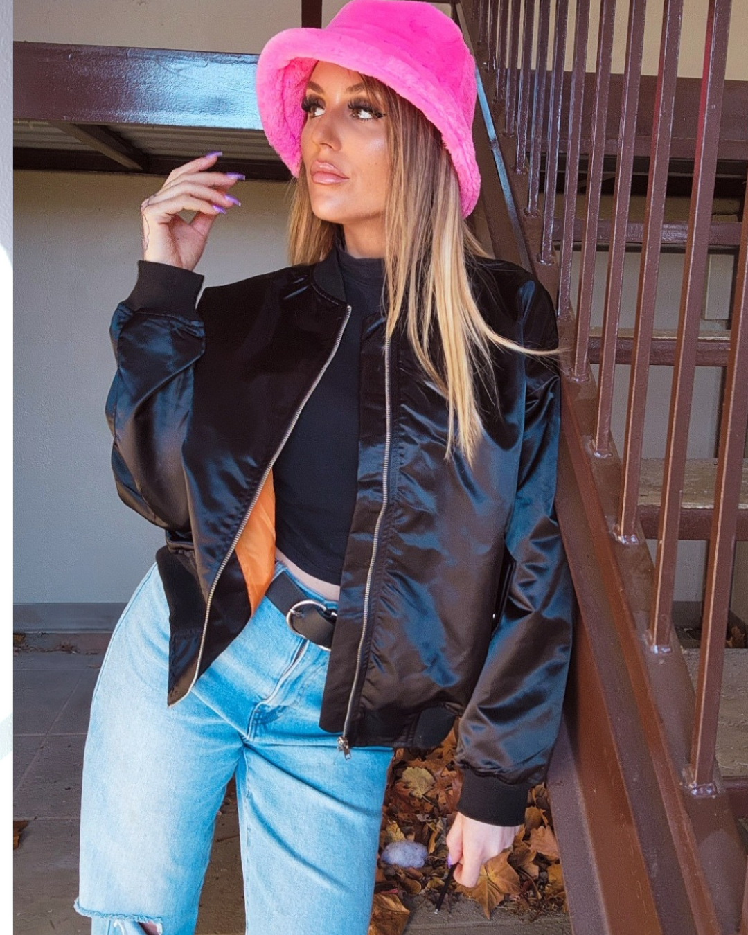 Satin Soiree Bomber Jacket