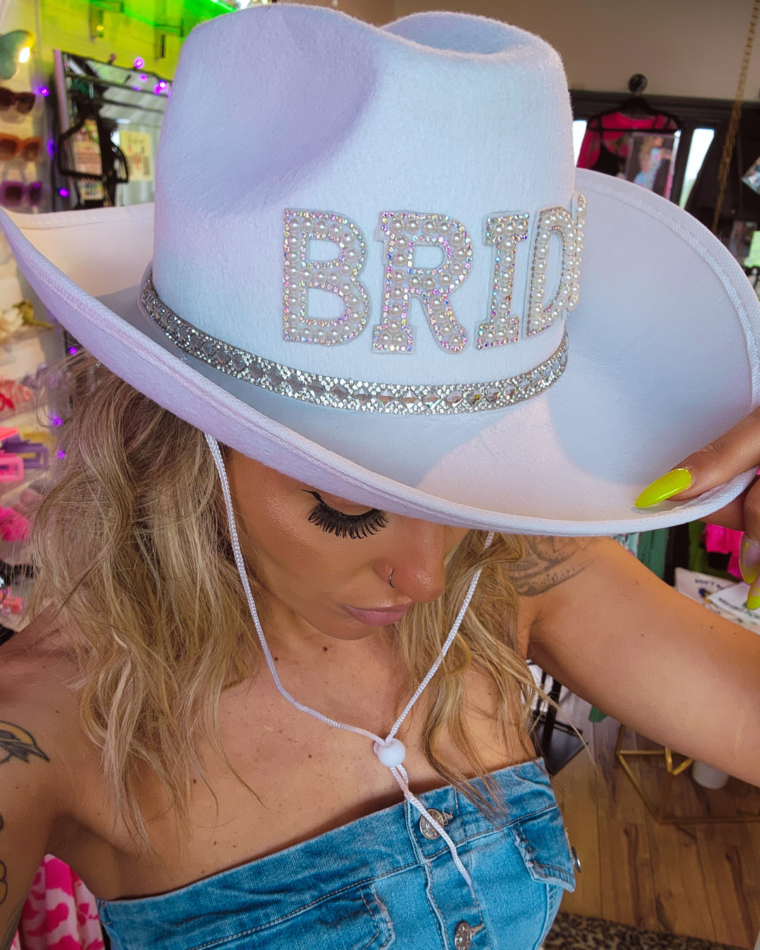 Bling Bride Cowboy Hat