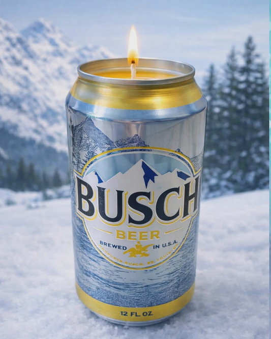 Busch Beer Unscented Soy Candle