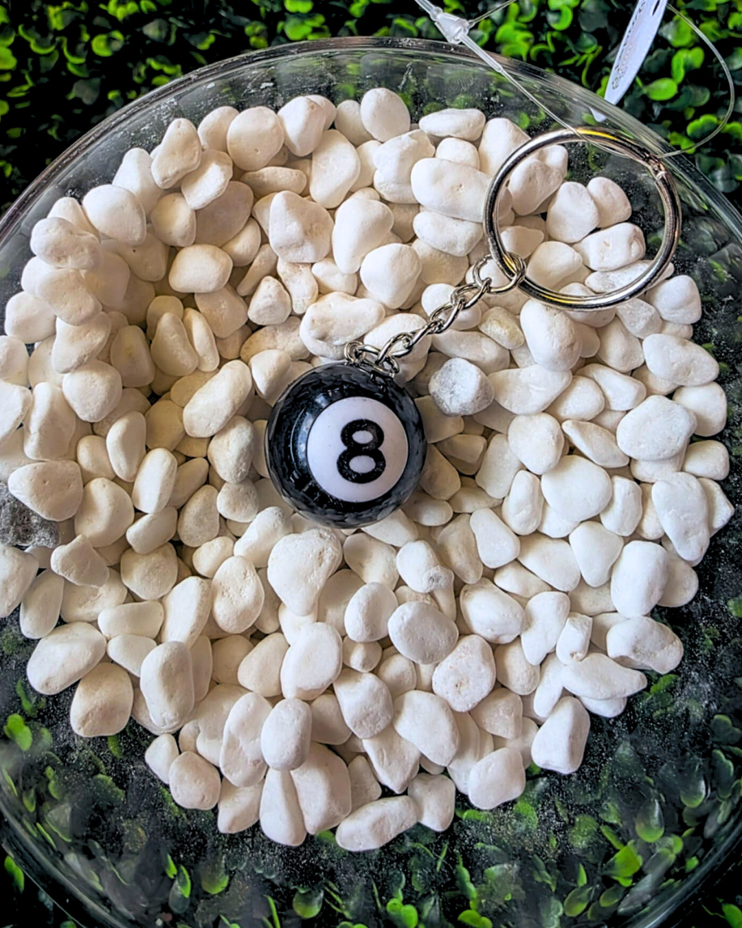 Billiards 8 Ball Keychain