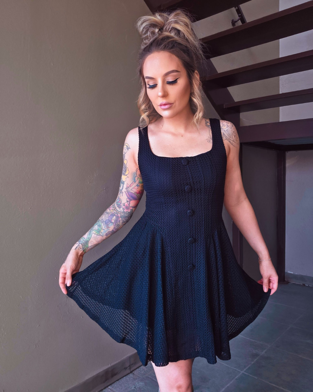 Once Upon a Midnight Black Dress