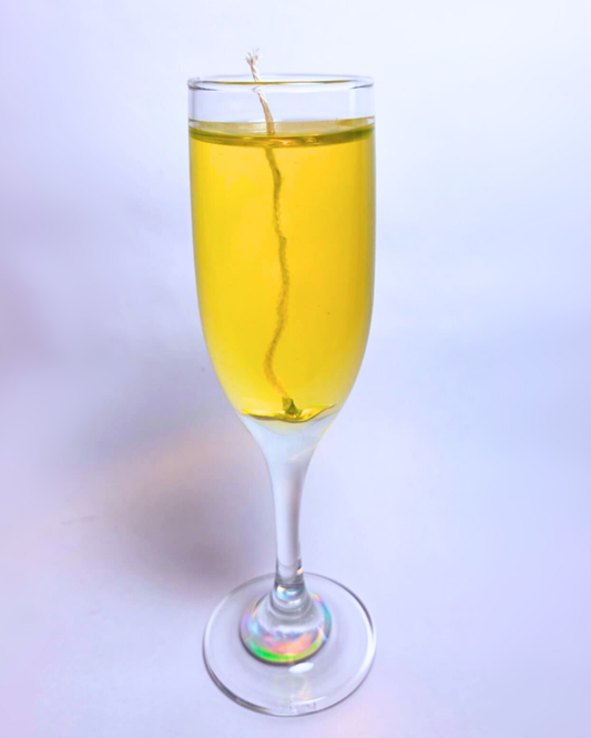 Cute Champagne Jelly Candle