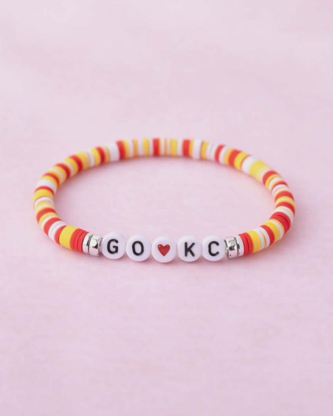 Go KC Multicolor Beaded Bracelet