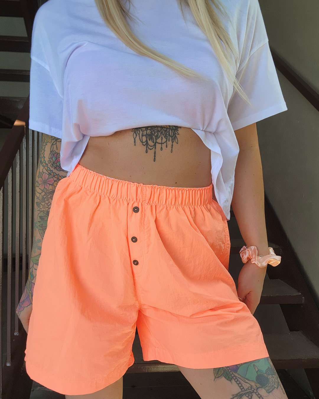 Coral Chill Zone Shorts
