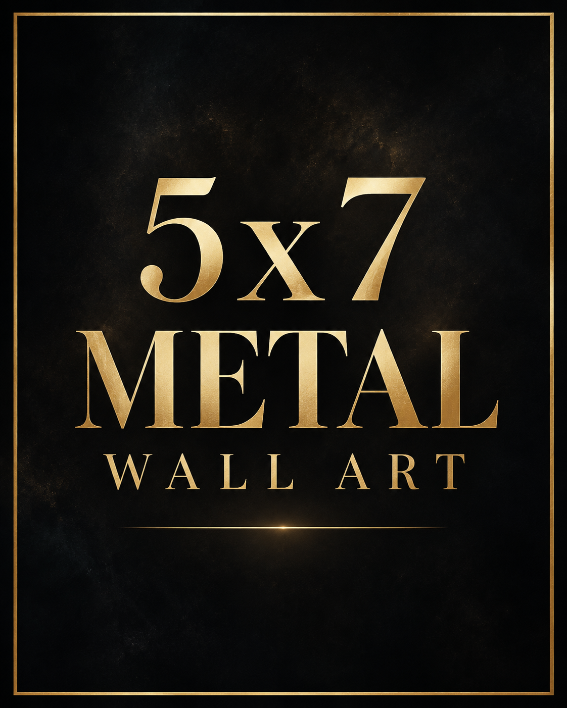 5x7 Metal Wall Art Print