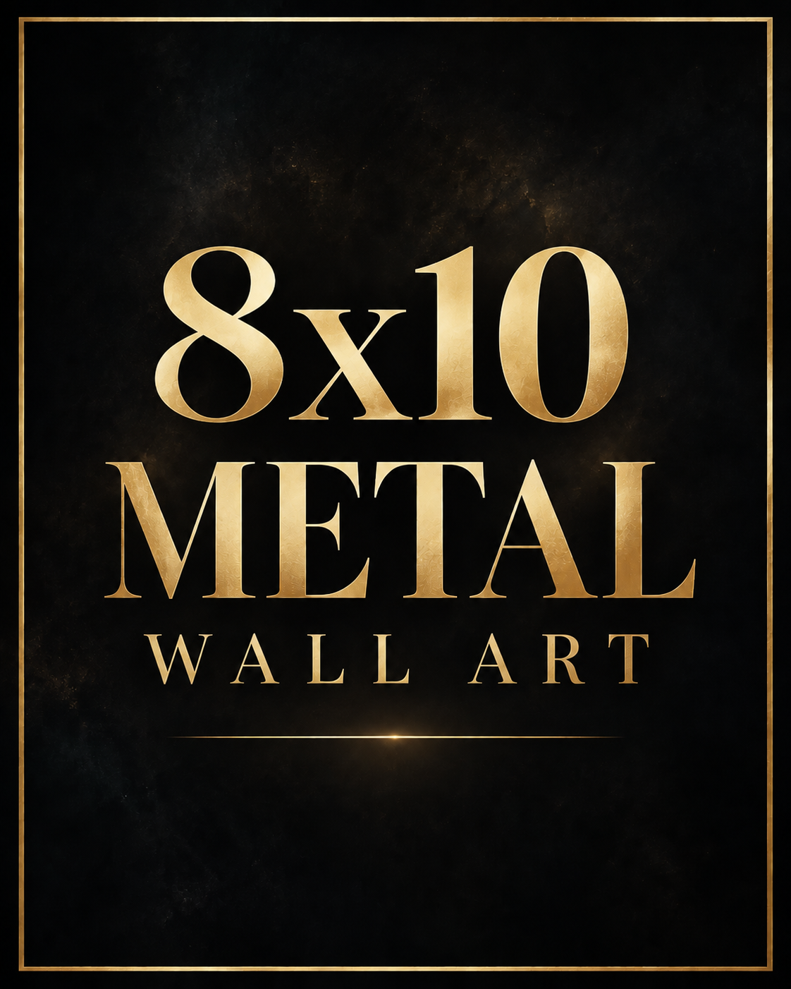 8x10 Metal Wall Art Print