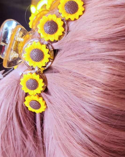 Sunflower Claw Clip