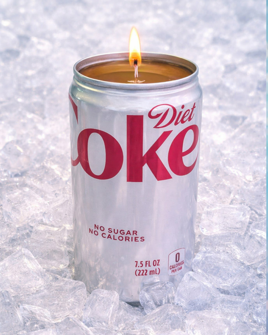 Mini Diet Coke Can Soy Candle Unscented