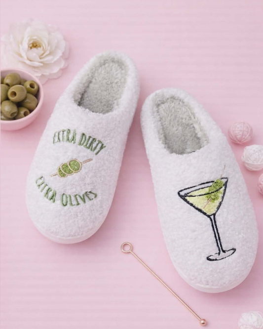 Extra Dirty Martini Slippers