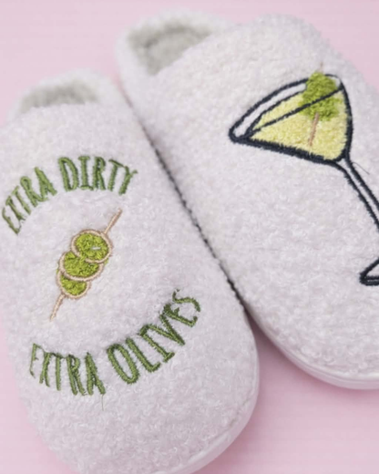 Extra Dirty Martini Slippers
