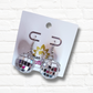 Silver Disco Ball Earrings