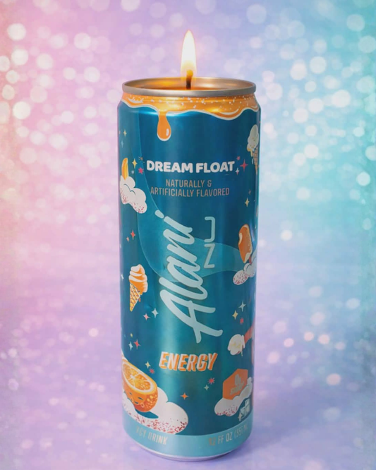 Dream Float Alani Energy Can Unscented Soy Candle