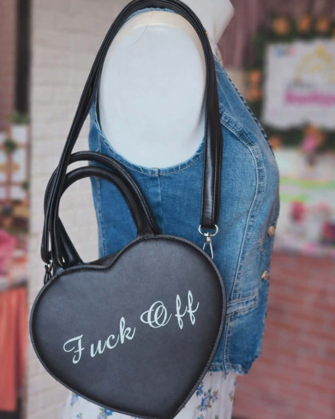 Eff Off Heart Handbag